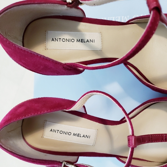 9.5 Antonio Melani "Sariano" ankle straps heels - Picture 8 of 12